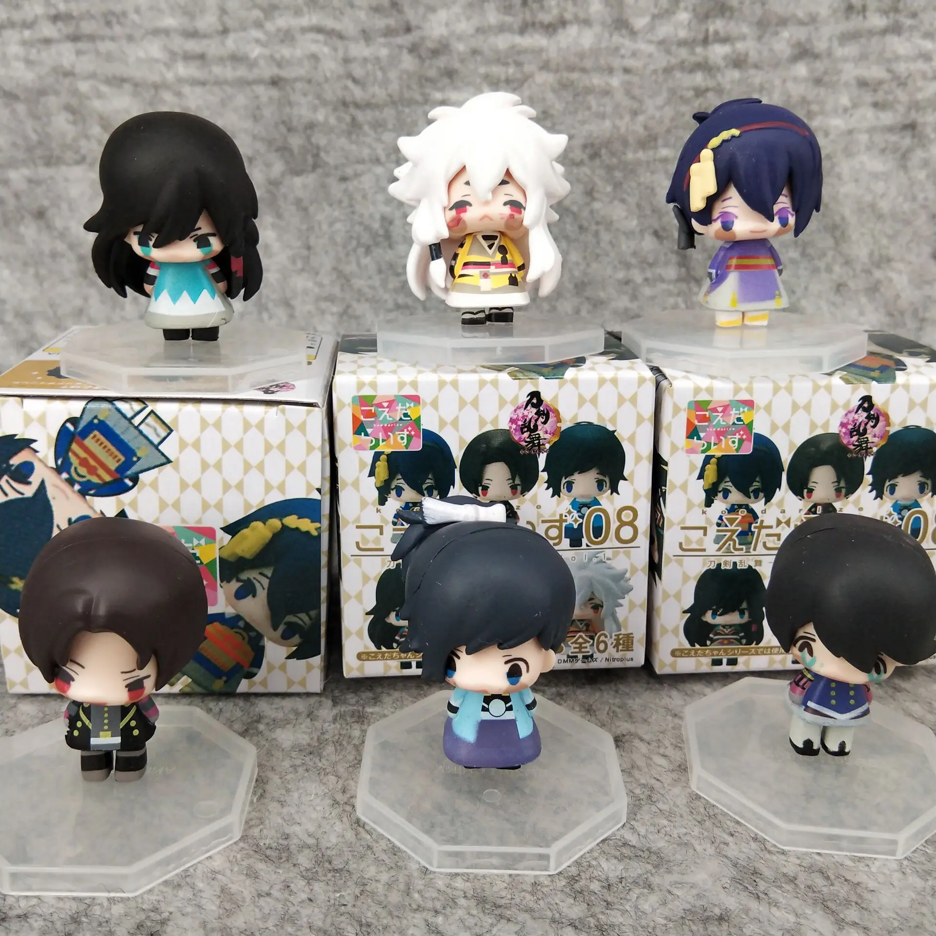 Новинка Лидер продаж 5 см 6 шт./компл. Touken Ranbu Online кашу киемицу kogitsunemaru Munechika фигурка
