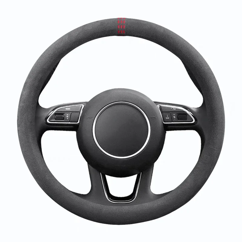 

Car Steering Wheel Cover 38 CM Alcantara Universal Leather Steering Wheel Cover is Suitable For 99% Car Interior Parts