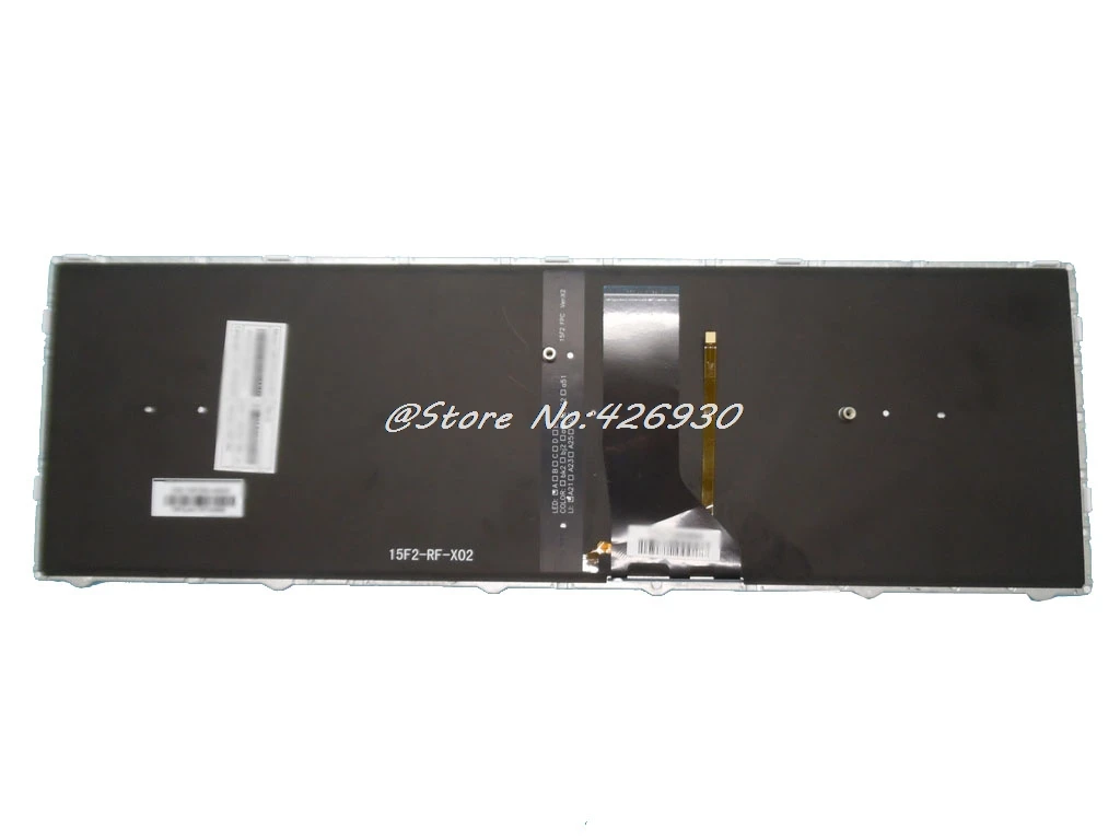 Французская клавиатура с подсветкой для CLEVO N250 CVM15F26F0J43001 6 80 N2500 060 1T CVM15F26F0J4308 N7500 1