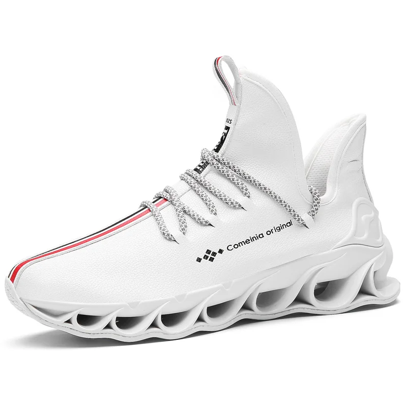 

Breathable PU Running Trainers Shoes For Men Lightweight Sneakers Men Large Size Sneakers Fashion Walking Jogging Casual Shoes