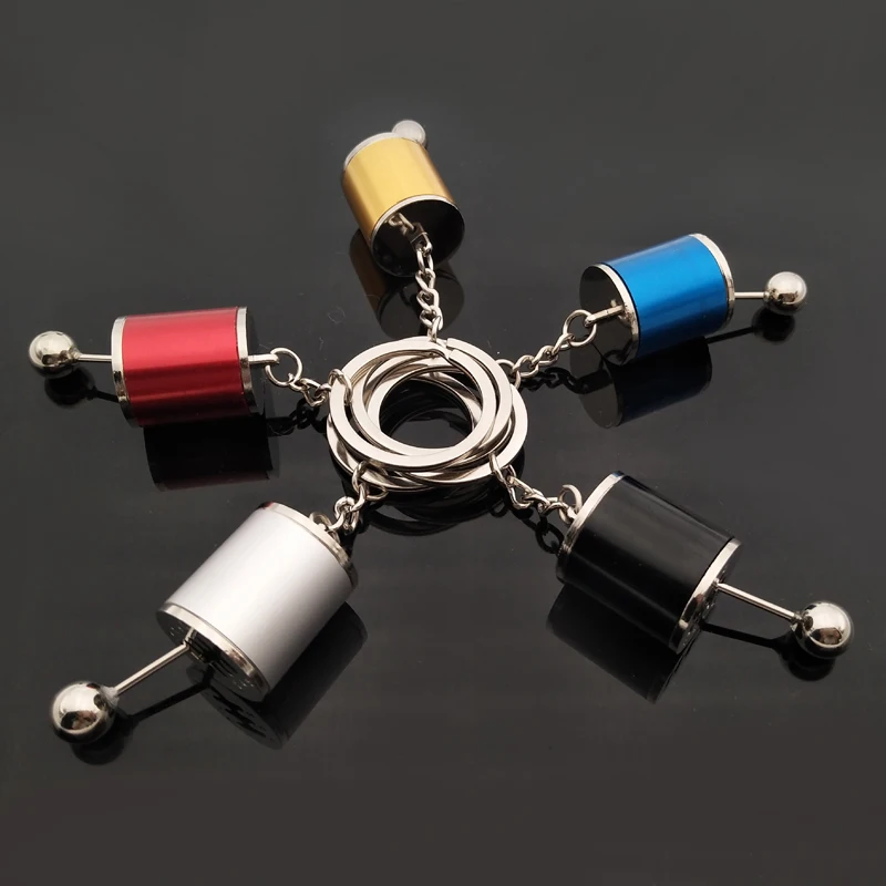 

6 Speed Manual Gear Transmission Gear Lever Shift Knob Type Key Ring Bag Pendant Ornament Key Holder Keychain Bag Accessories