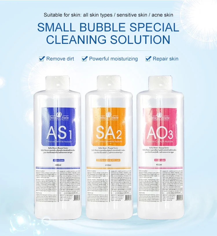 Neue Normalen Skins Flüssigkeit 3 Flaschen Peeling Kosmetische Serum Hydro Wasser Schälen Gesichts Haut Reinigung Lösungen As1 Sa2 Ao3