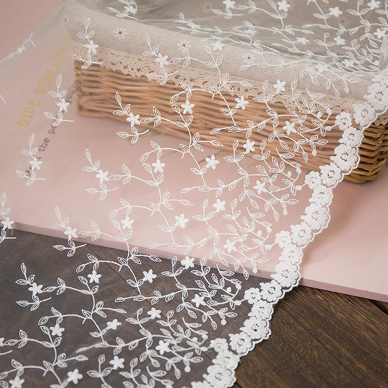 Ширина 32 мм белая кружевная лента для свадебного платья рукоделия рукоделие