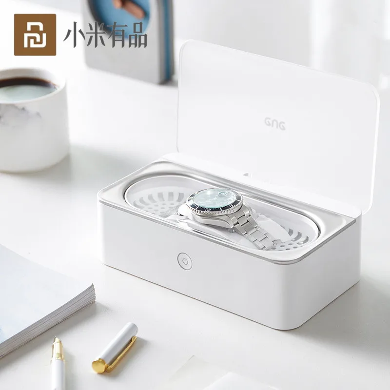 

Ultrasonic Cleaner 4-Step Timing 20W High Frequency Vibration Cleaning Machine for Jewelry Glasses Watchband from Xiaomi Youpin