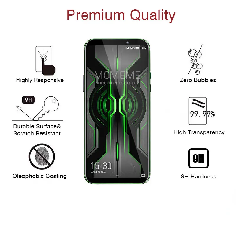 9H 2.5D Премиум Закаленное стекло для Xiaomi Black Shark 2 прозрачное защитное пленка