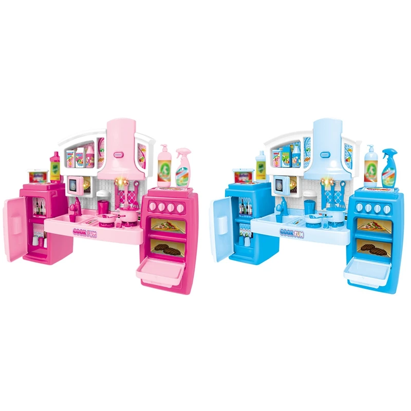 

Cooking Toys Set Music Pretend Accessories Kitchen Toys Set Kitchen Game Play Cooking Utensils Set for Kids