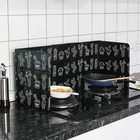 Кухонная перегородка для сковороды, защита от разбрызгивания масла, Защитная крышка для газовой плиты, экран против брызг, защита от разбрызгивания масла