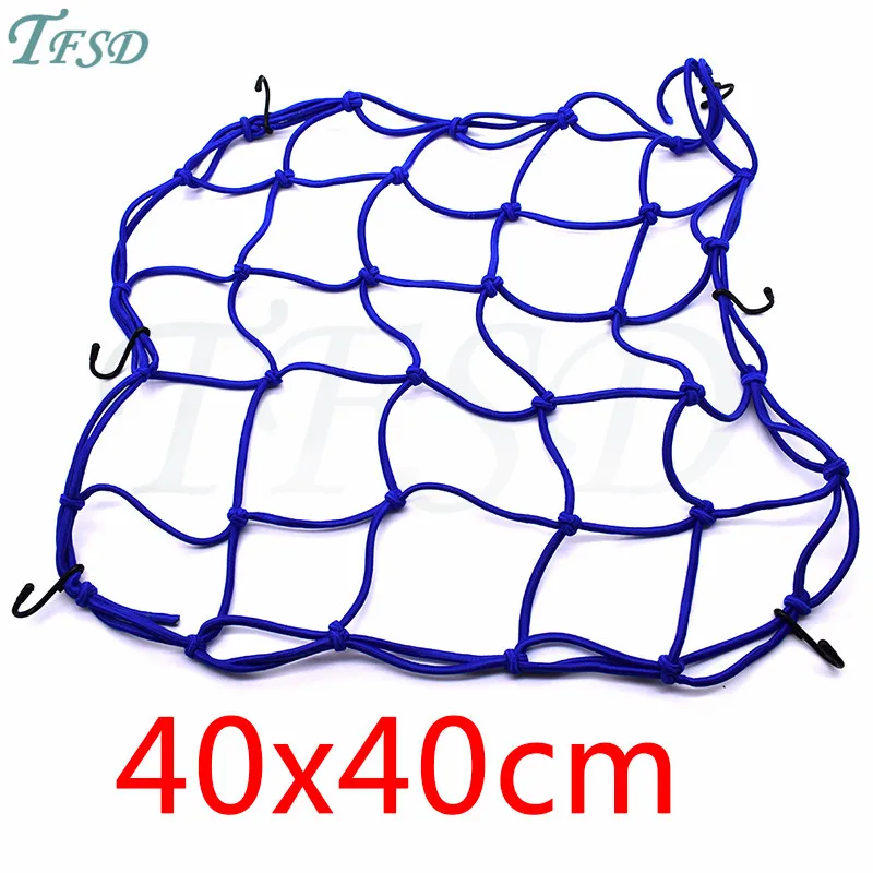 blue 40X40CM Универсальная сетка-банджи мотоциклетный шлем сетка для хранения шлема грузовой организации Москитная сетка для KTM Duke 200 390 125 RC125 RC200 RC390 - Цвет: blue 40X40CM