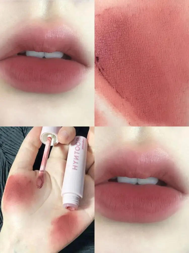 Zq лак для губ грязь новая осенне-зимняя красная коричневая помада дешевая