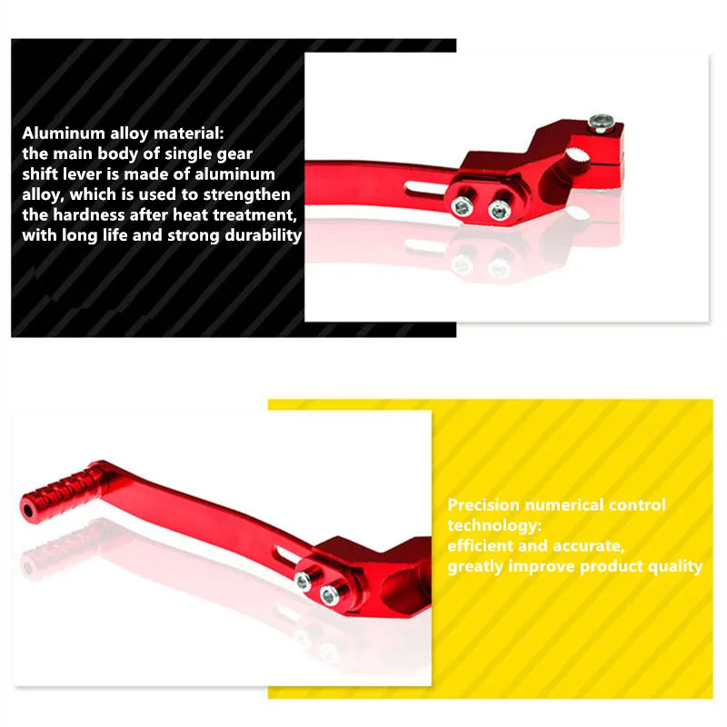 Motorcycle Aluminum Alloy Gear Shift Lever Modified Parts Accessories for ATV Bikes Dirt Bike Motocross Modification | Автомобили и