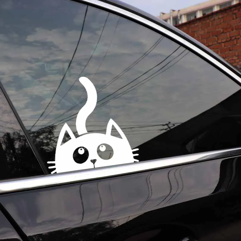 

Funny Funny Car Stickers Cute Cat Cat Window PVC Stickers 15cm*15cm