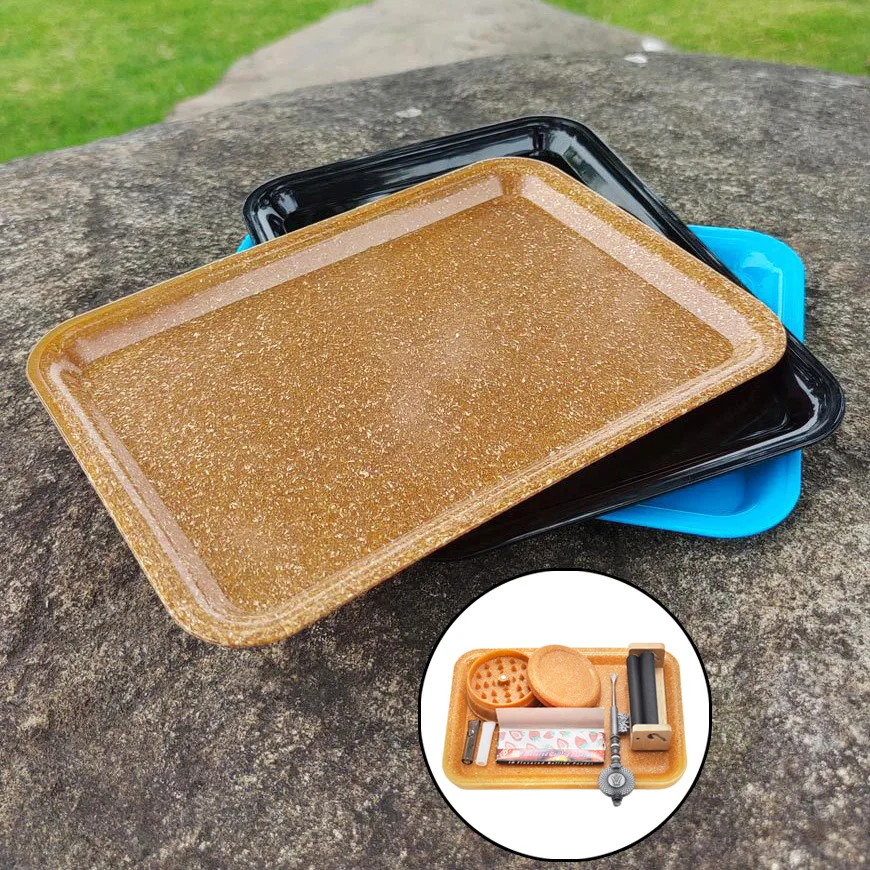 

1 PC Plastic Tobacco Tray Smoking Tool For Rolling Cone,Weed Dish Sundries Small Items Storage Plates For Smokers Smoke Tray