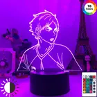 Haikyuu Kiyoomi Sakusa светодиодный ночсветильник лампа Kiyoomi Sakusa для спальни Декор Детский подарок фигурка персонажа Haikyuu светильник