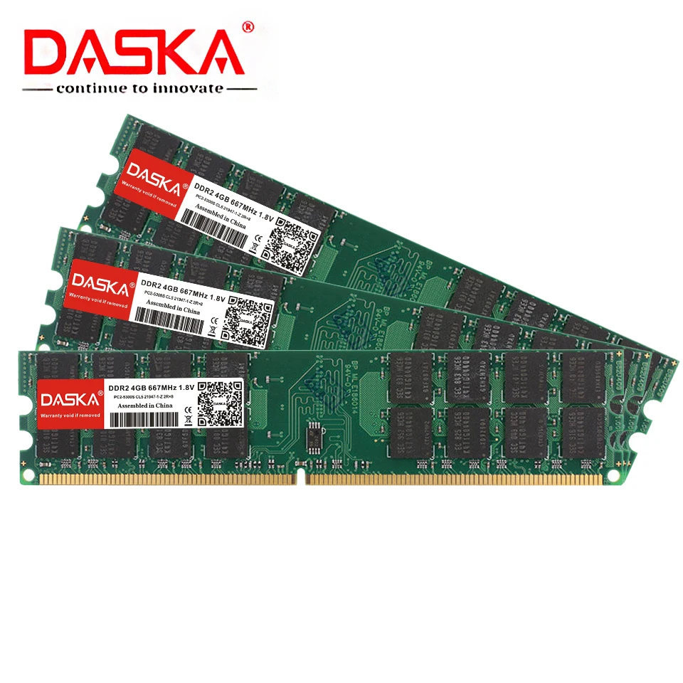 daska ddr2 4gb ram 800mhz pc2 6400 memory desktop dimm just for amd 8gb4gbx2pcs 240pin non ecc high compatibility free global shipping