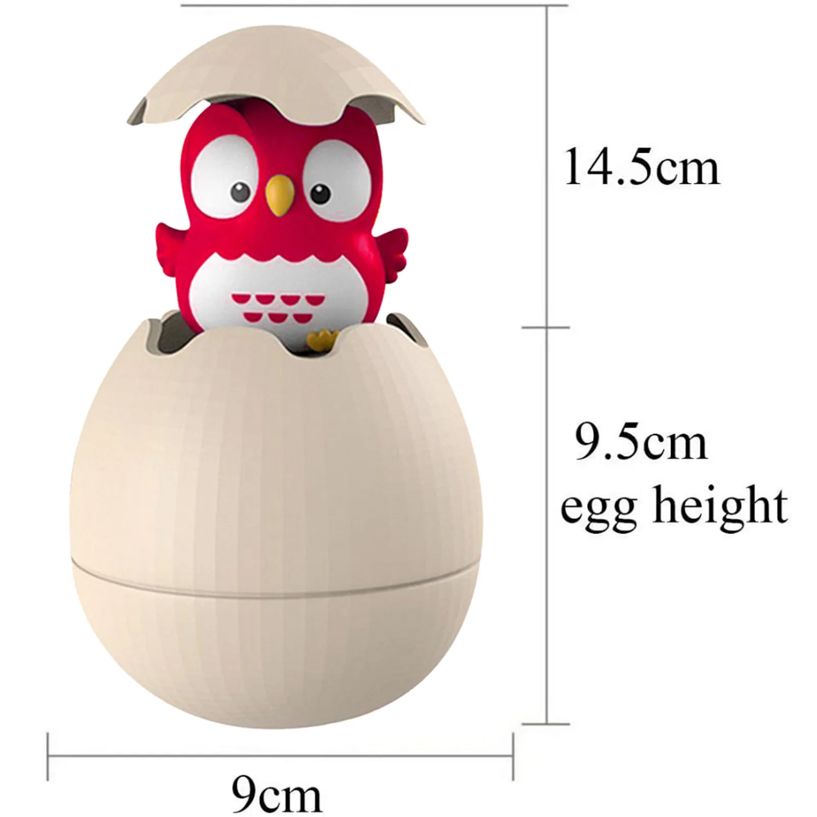 

Baby Bath Toy Cute Kawaii Squirting Owl Eggs Baby Montessori Educational Toys Kids Bird Baby Shower Eco Bathtub Toys
