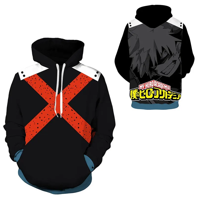 

COFUN My Boku no Hero Academia Hoodie Men's Casual Jacket Women Sweater Japanese Anime Costume fashion hoodie men