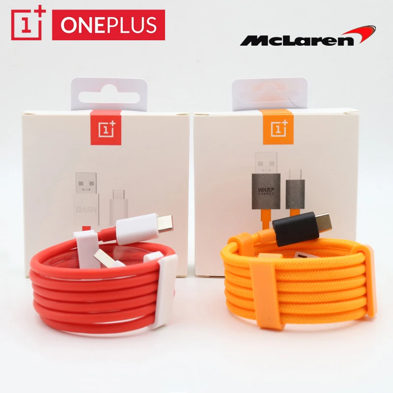 Оригинальный зарядный кабель oneplus 8 7t 7 pro 6T 6 5t 5 3t с защитой от деформации 4A 6A Mclaren