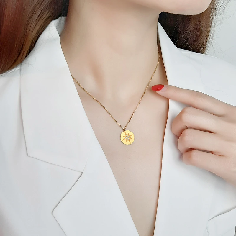 Яркие женские украшения для вечерние с фианитами|Ожерелья подвеской| |