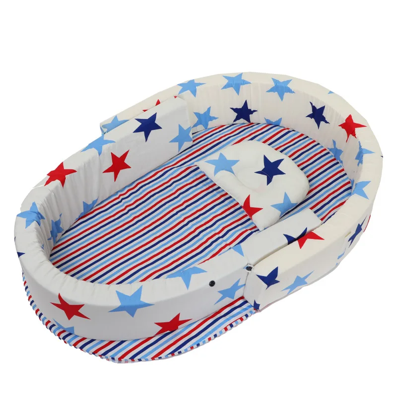 

Rural Style Multi-Function Portable Baby Bed Sleeping Nest Travel Beds Baby Nest for Newborns Portable Cribs for Baby