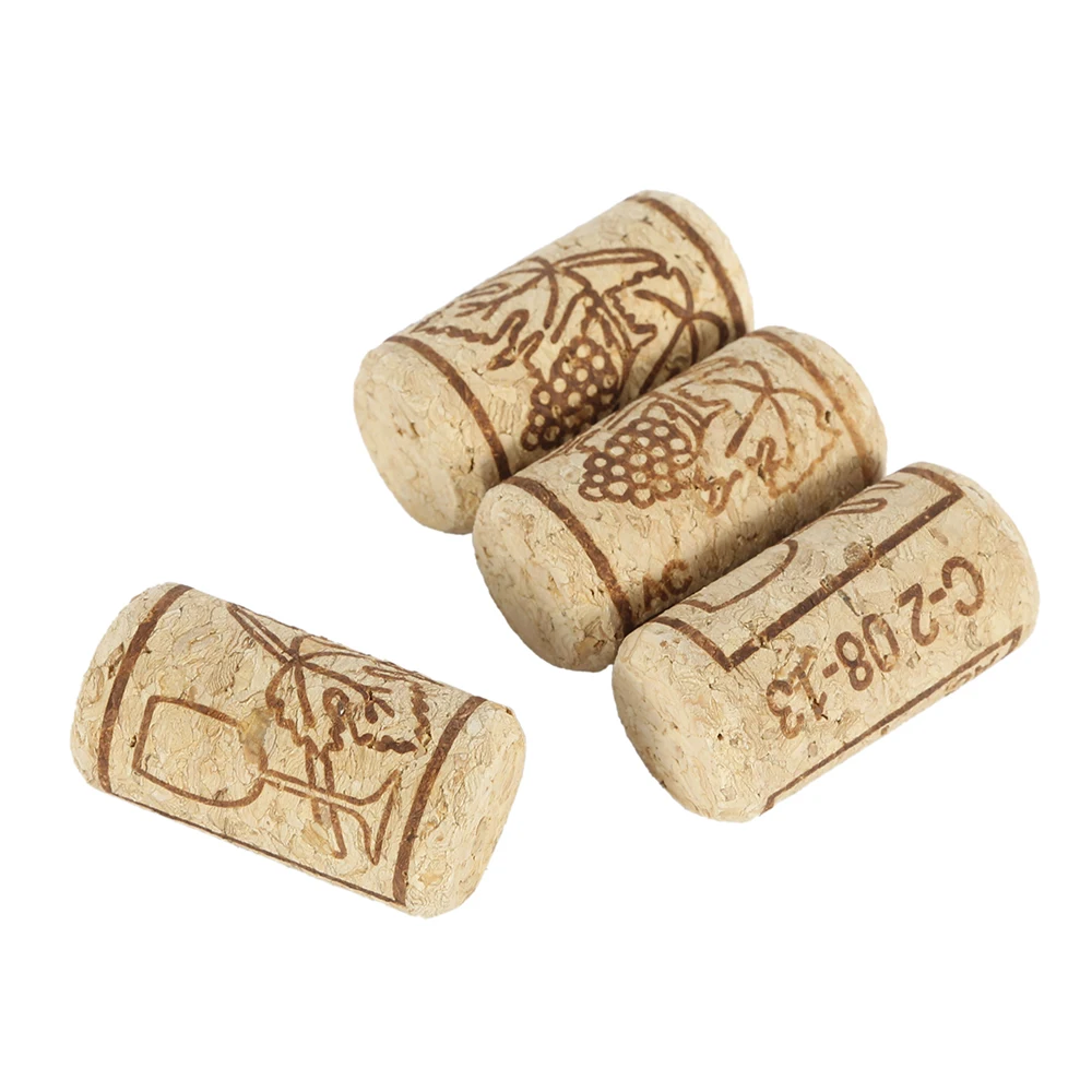 100pcs Wood Bottle Cork Wine Reusable Creative Functional Portable Sealing Stopper Tool Bar Tools | Дом и сад