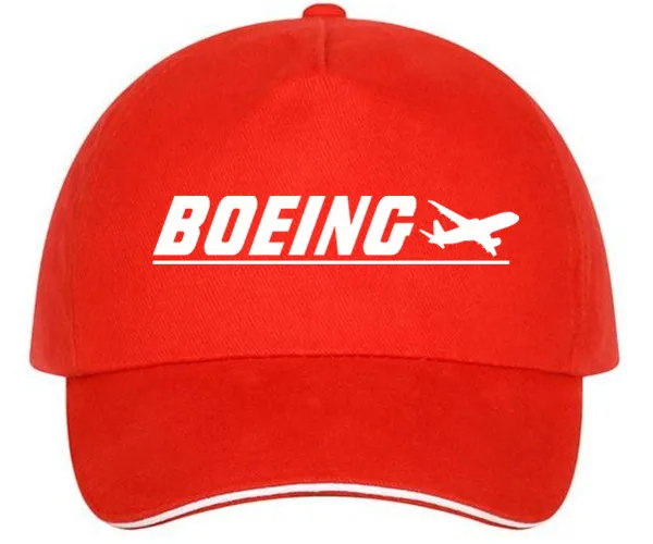XQXON-, новинка, Повседневная модная бейсбольная кепка с принтом Boeing для мужчин и женщин, бейсболки унисекс, HH02 - Цвет: red