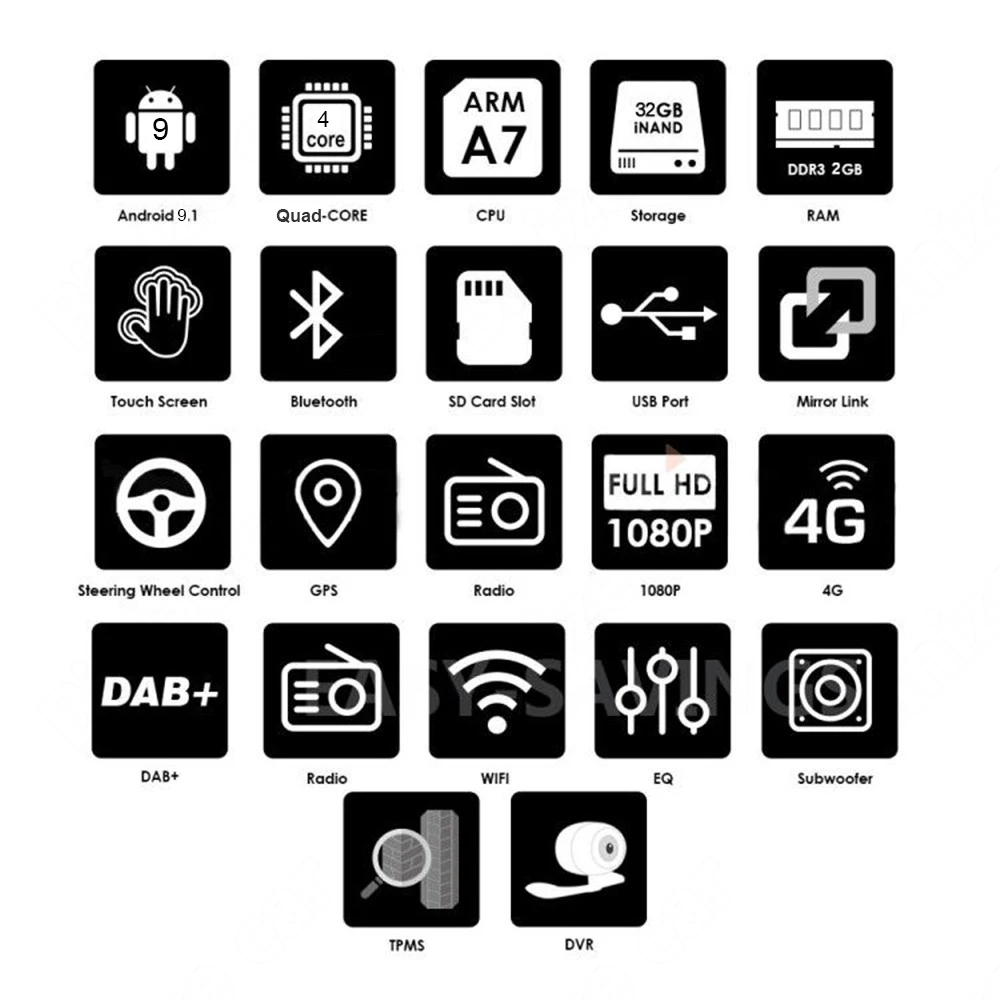 Автомобильный мультимедийный проигрыватель мультимедийная стерео-система на