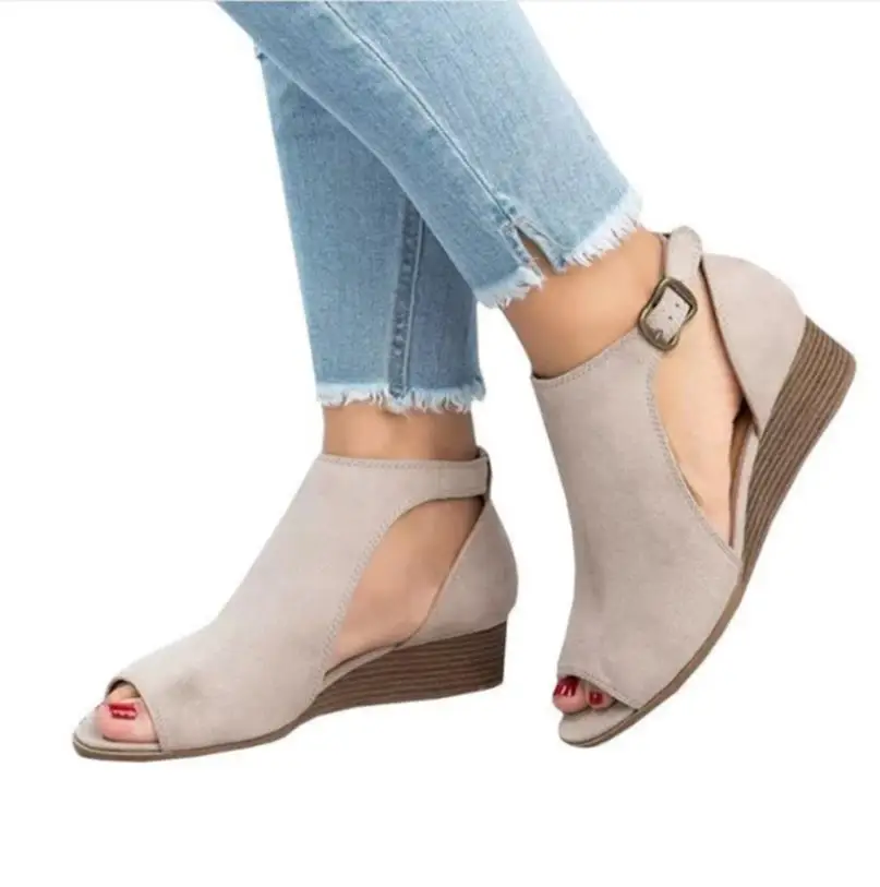 2019 г. Новые модели летней женской обуви римская обувь женские сандалии на