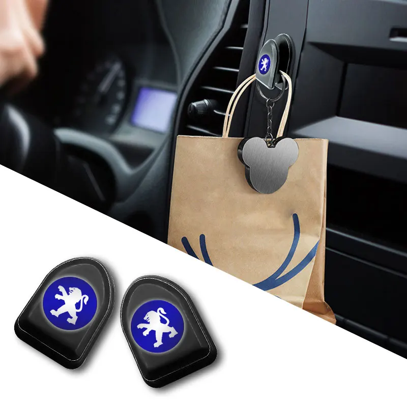 

1pcs Car hook mini invisible front storage multi-function for Peugeot 206 208 308 307 207 3008 2008 407 508 408 car styling