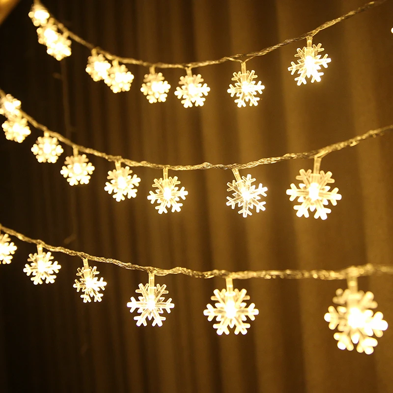 

lights flashing lights string lights stars Christmas decorations snowflake decorative lights room bedroom layout star lights
