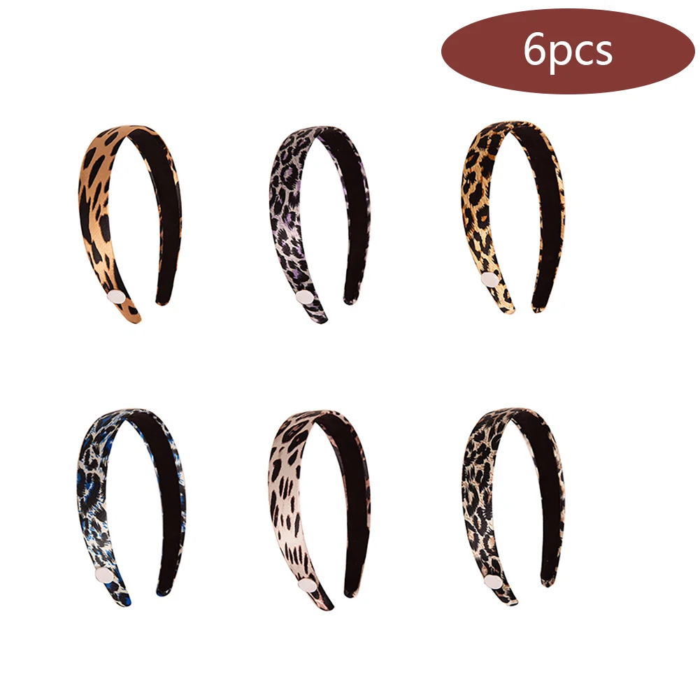 

6pcs Button Headbands Ear Protection Holder Makeup Tools Hair Accessories For Women Girls Hair Hoop For Women Girls Hair Clipper