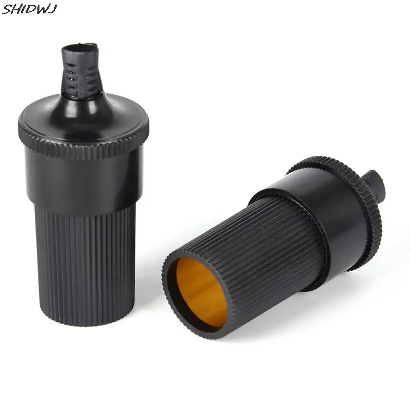 

5 Pcs/lot 12V 24V DIY Extension Female Cigarette Lighter Cord Inline Socket Connector Conversion Plug Car Accessories