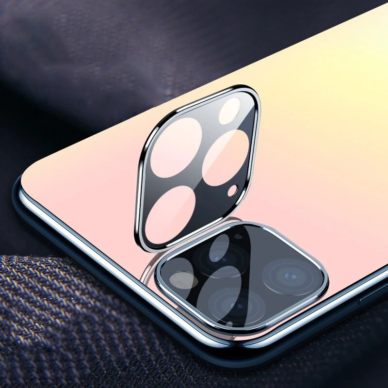 Закаленное стекло для iPhone 11 Pro Max 2019 защита экрана защитное кольцо|Бамперы| |