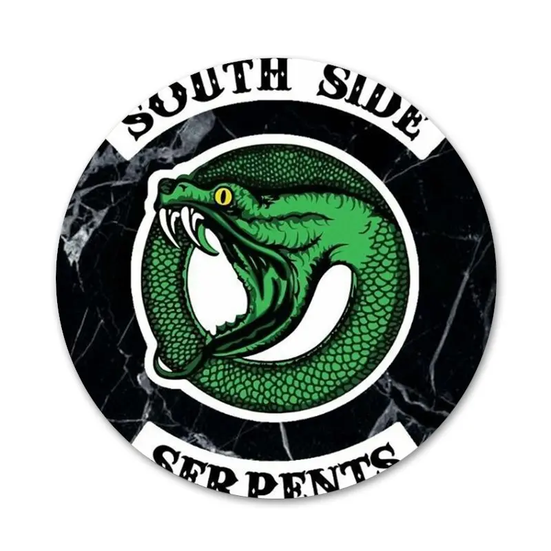 58 мм ривердейл Southside змеи логотип значок брошь заколка аксессуары для одежды