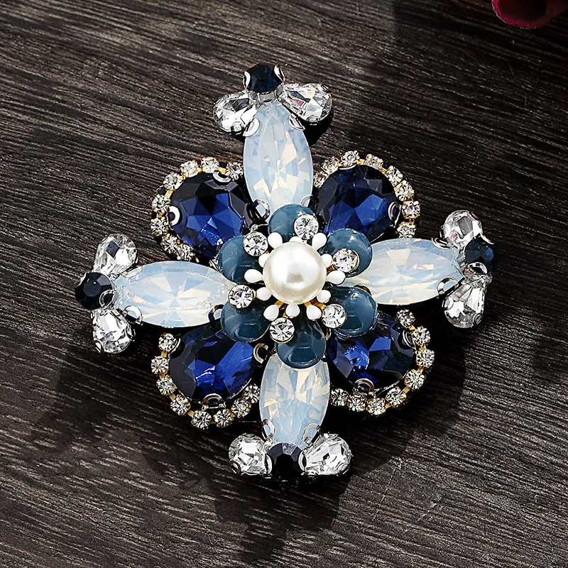 Новинка винтажные женские броши с кристаллами и искусственным жемчугом модные