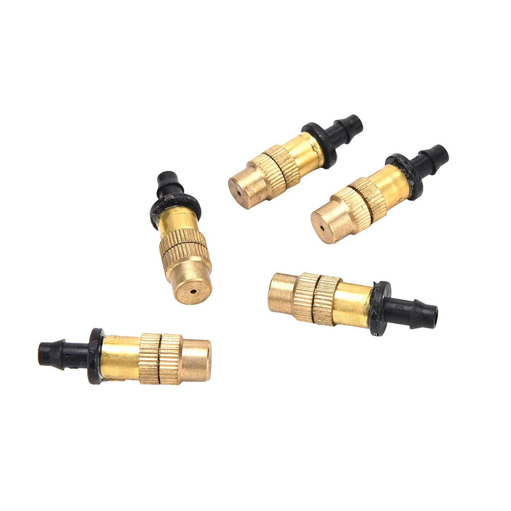 

5pcs Adjustable Gardening Watering Brass Spray Sprinkler metel Misting Nozzle Sprayer hot selling new top quality