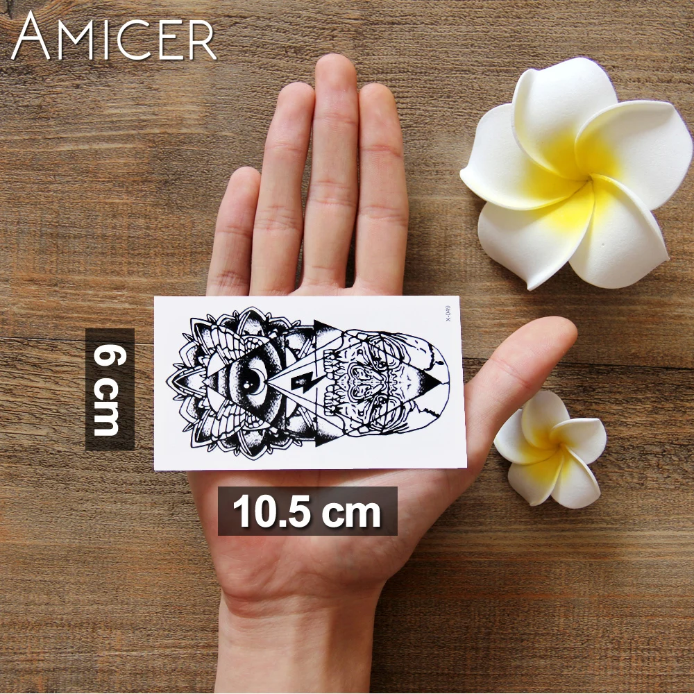 Waterproof Temporary Tattoo Sticker eye of God totem tattoo body art Water Transfer fake flash tattoos for girl women men | Красота и