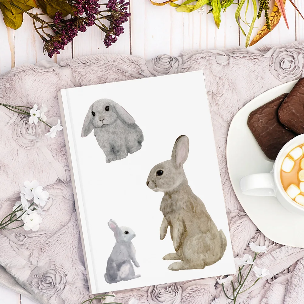Funlife мультфильм кролик животные наклейки на стену дети милый DIY Детская роспись