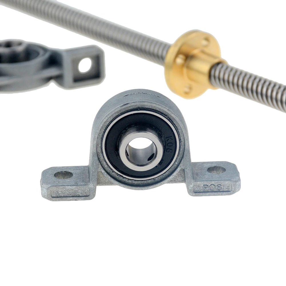 Комплект направляющих для 3D-принтера T8 длина свинцового винта 500 мм + линейный вал