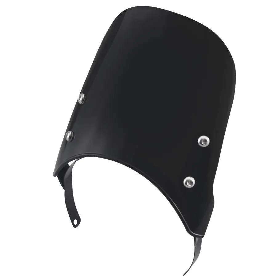 

Motorcycle 7.5''Front Black Windshield Windscreen Deflector Visor For Royal Enfield Classic 500CC Motorbikes Ship From US