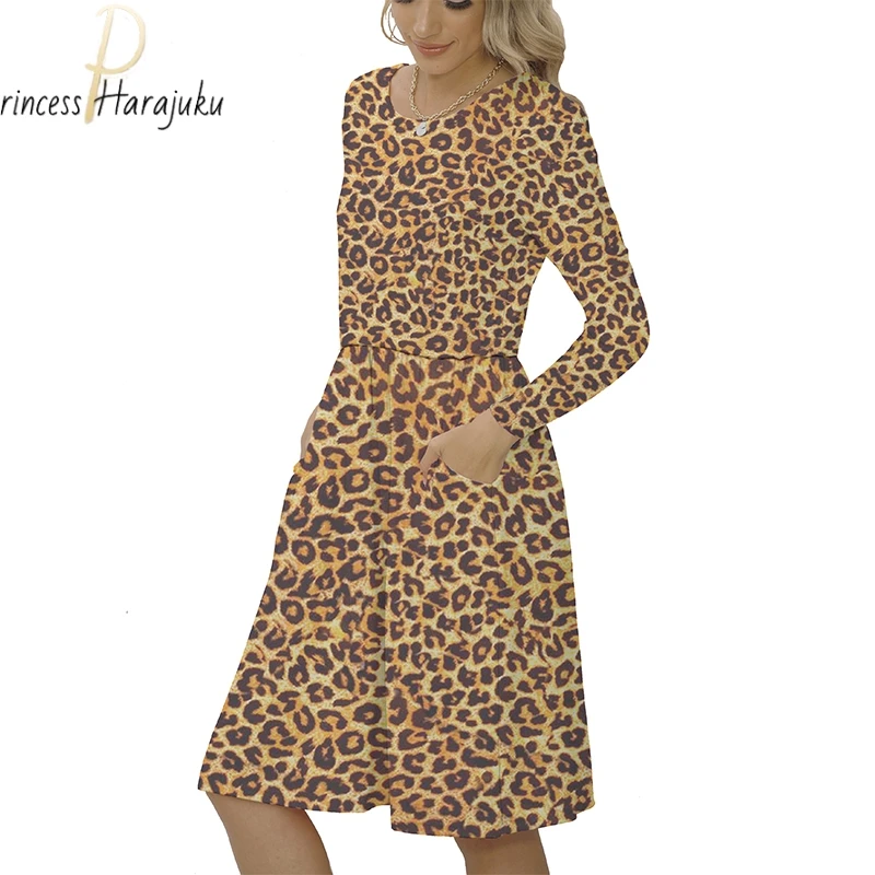 

Эстетическое для женщин; Большие размеры осень-зима винтажные вечерние платье с мелким цветочным принтом повседневная одежда с О-образным вырезом, платье трапециевидной формы с завышенной талией платье средней длины