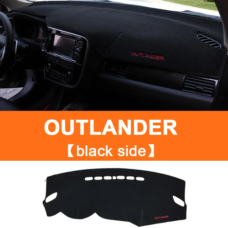 

Для Mitsubishi Outlander 3 2013-2016 2017 2018 2019 2020 автомобильный чехол для приборной панели, коврик для приборной панели, солнцезащитный козырек, ковер, аксессуары с защитой от УФ-лучей