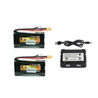 7,4 v 2000mAh 20C 18650 литий-ионная батарея XT30 разъем для Huina 580550 583 582 RC автомобильные запасные части 2s 7,4 v зарядное устройство набор