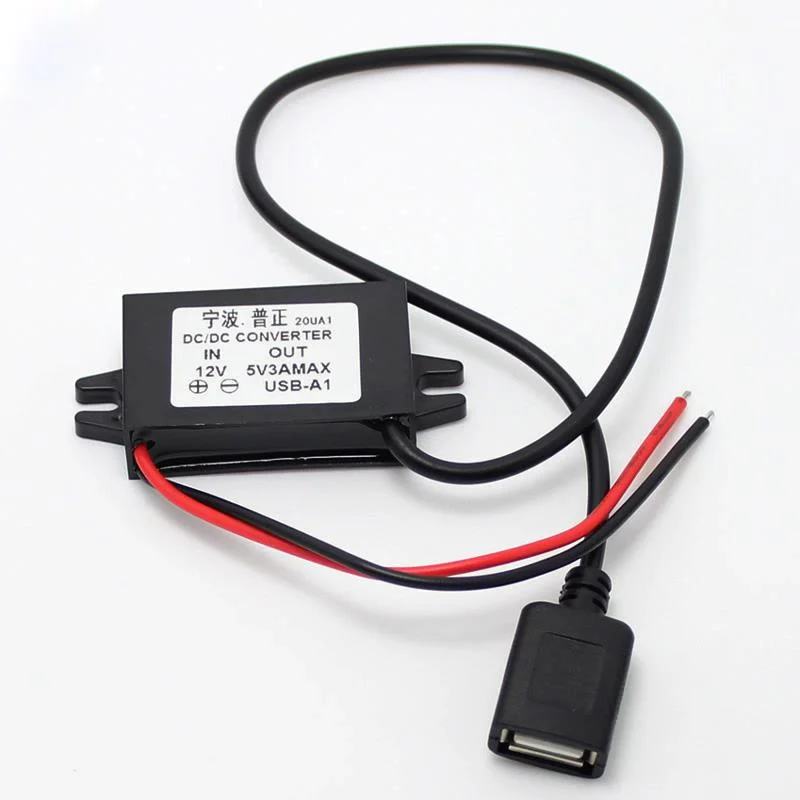 1 шт 12V 24V 48V передачи до 5 В с USB DC трансформатор автомобильный мобильный телефон