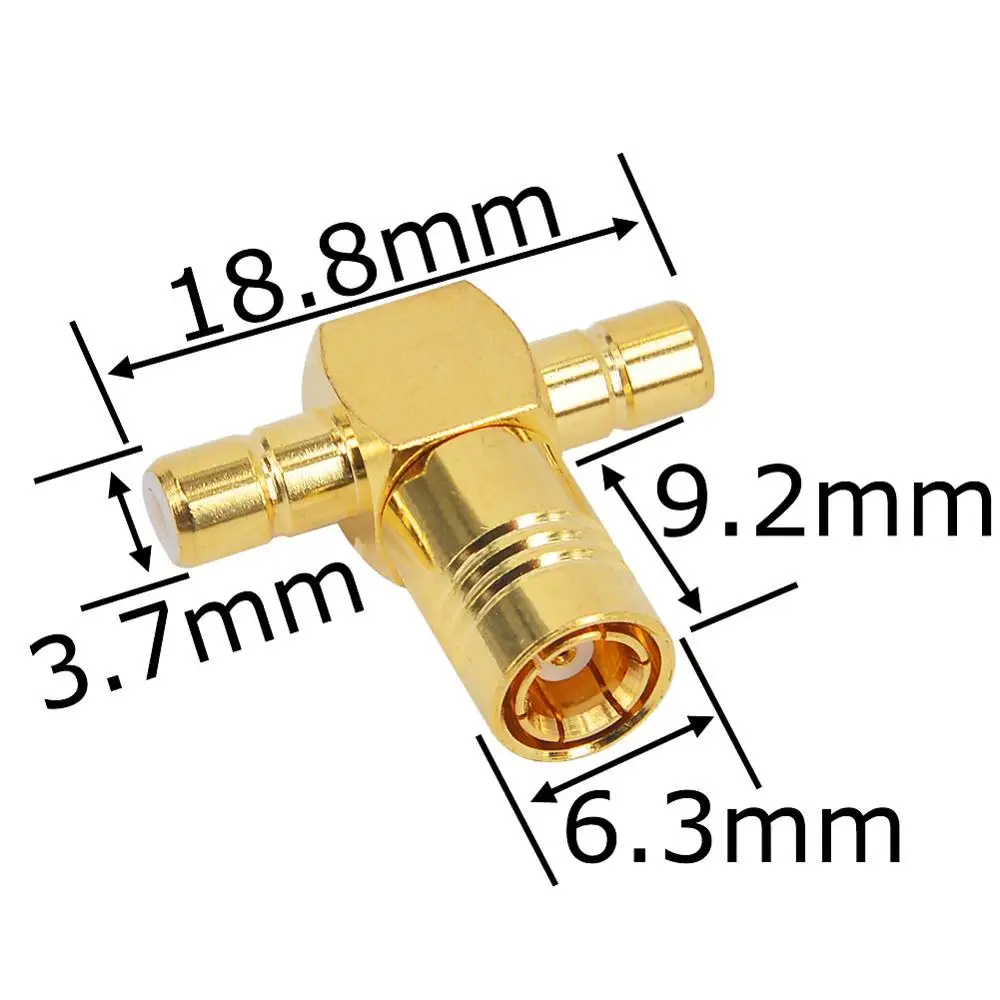 2 шт. спутниковое радио FAKRA антенный адаптер SMB Женский двойной Мужской Разъем Sirius