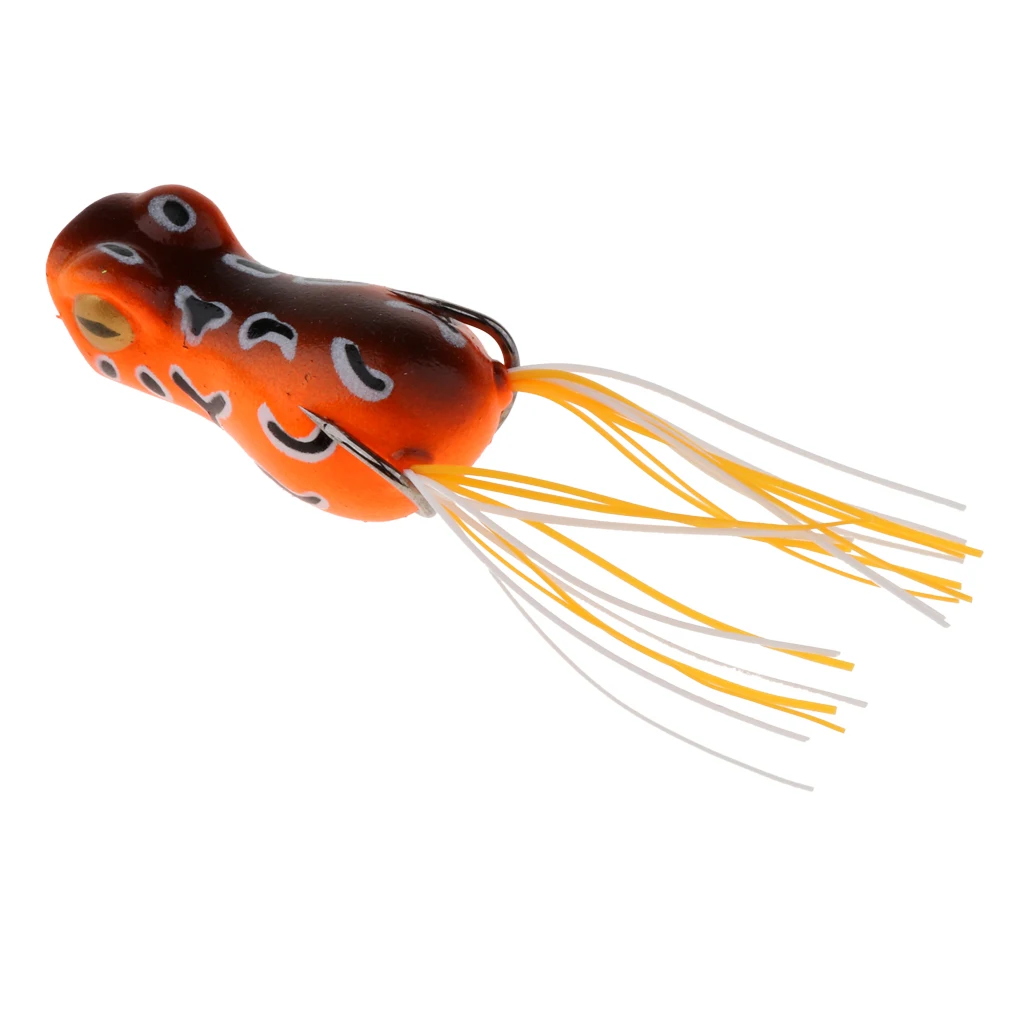 5 см топвотер лягушка рыболовная приманка 3D глаза реалистичные Картеры двойной