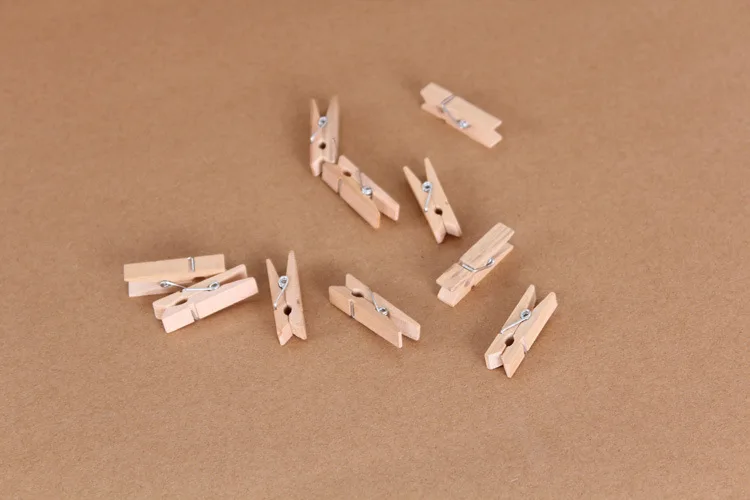 Прищепки деревянные 50 шт./лот мини-зажимы для фотобумаги ручной работы прищепки