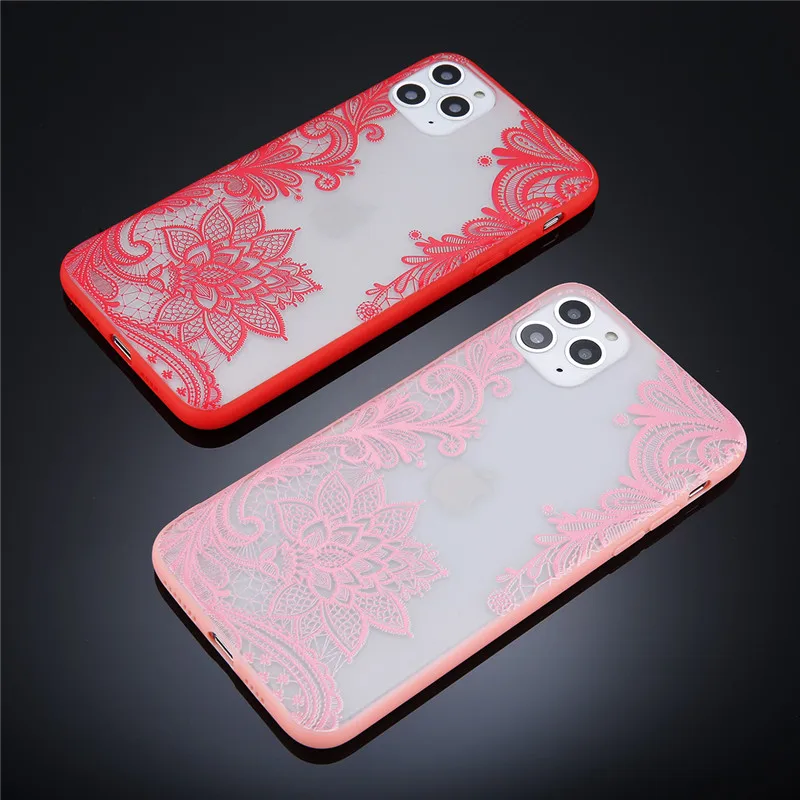 Lovebay сексуальный чехол для телефона с цветочным рисунком iPhone 11 Pro X XS XR Max 5 5S 6 6s 7 8 Plus