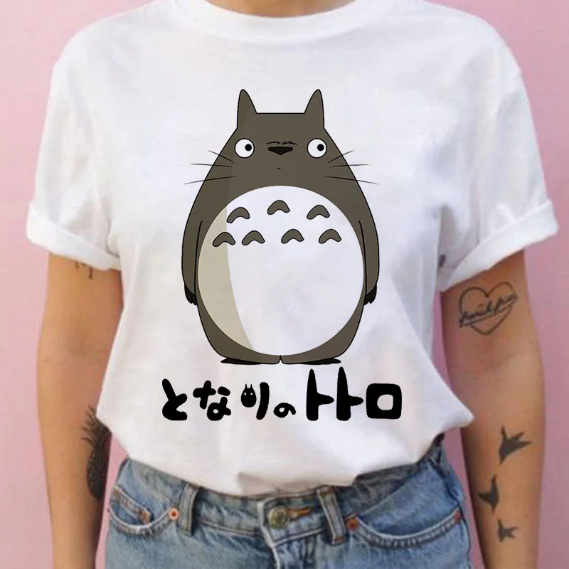 Тоторо Миядзаки ульцзан графическая Футболка женская забавная японская
