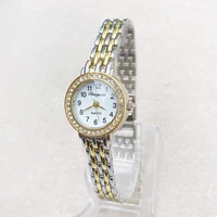 fashion elegant wrist watch women girl exquisite metal alloy band quartz bracelet clock 941