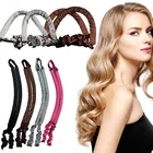 Стержень для завивки волос без нагрева, Шелковый стержень для завивки волос без нагрева, кудри, шелковая Волшебная бигуди